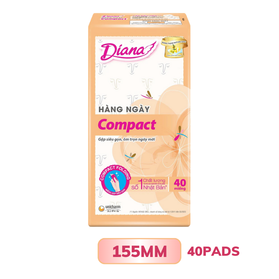 Băng Vệ Sinh Diana Sensi Hàng Ngày Compact