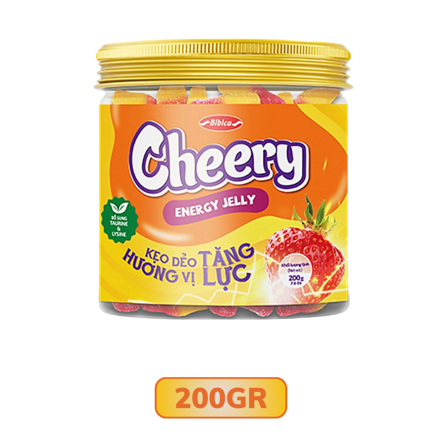 Kẹo dẻo Cheery hương vị tăng lực