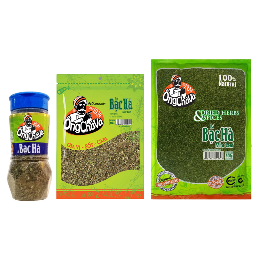 Lá Bạc Hà Ông Chà Và 500G/90G/15G
