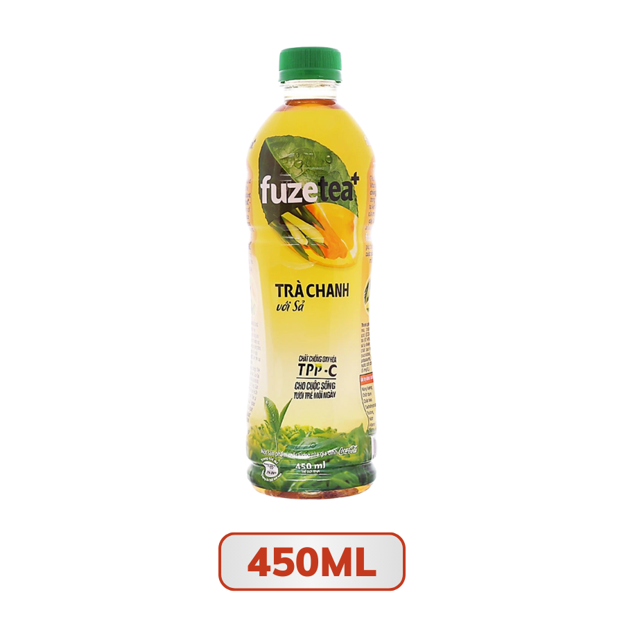 Trà chanh sả FuzeTea 450ML/1L