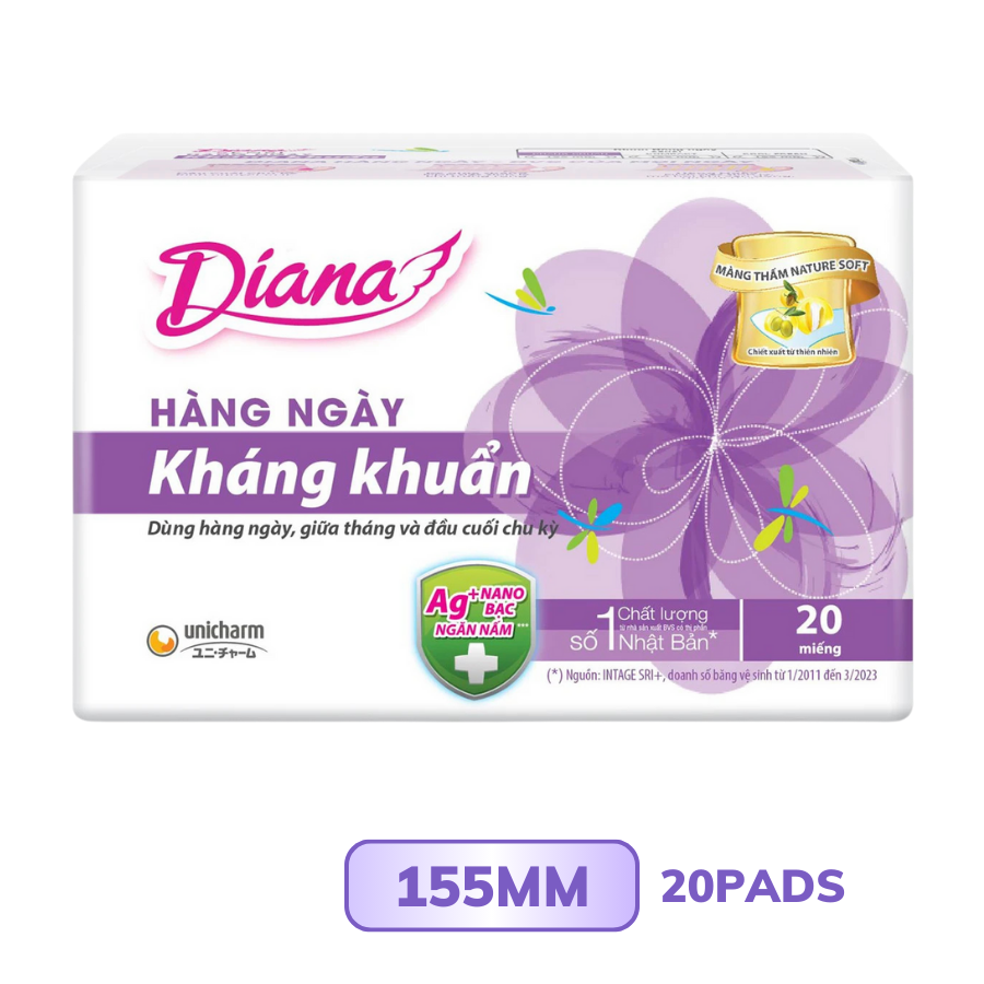 Băng Vệ Sinh Diana Sensi Hàng Ngày Kháng khuẩn