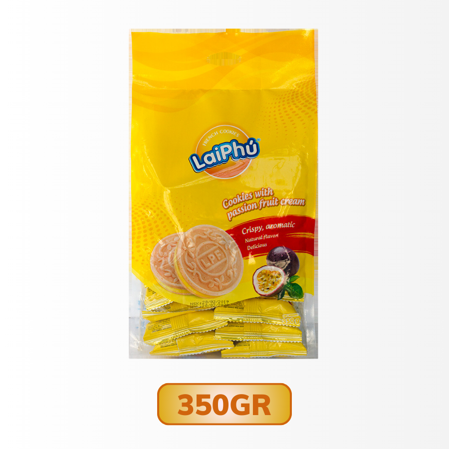 Bánh Cookies Lai Phú Kem Chanh Dây