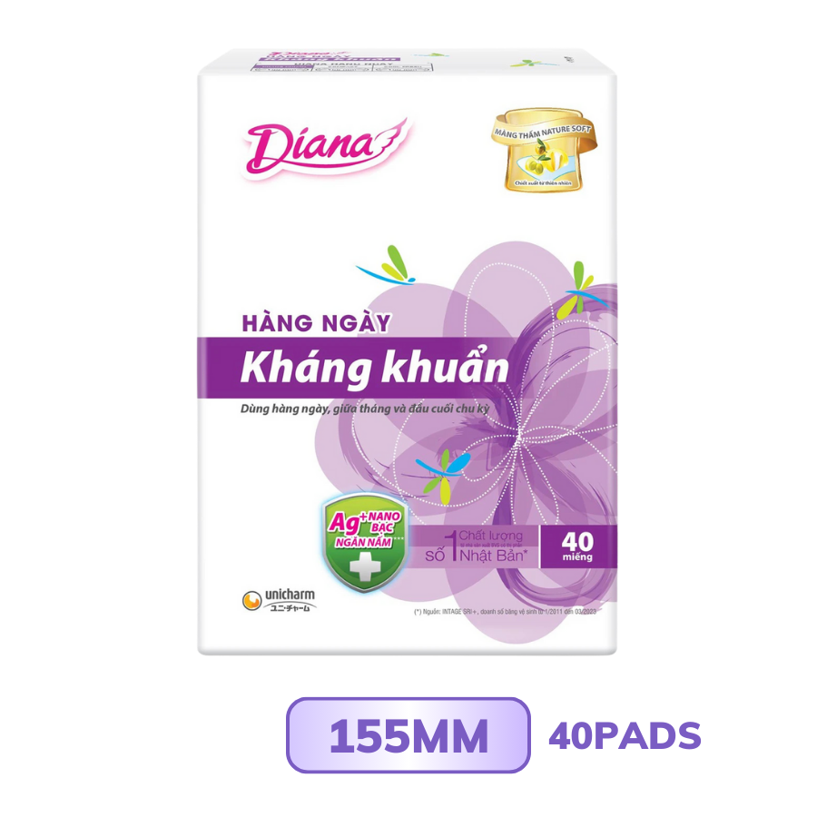 Băng Vệ Sinh Diana Sensi Hàng Ngày Kháng khuẩn