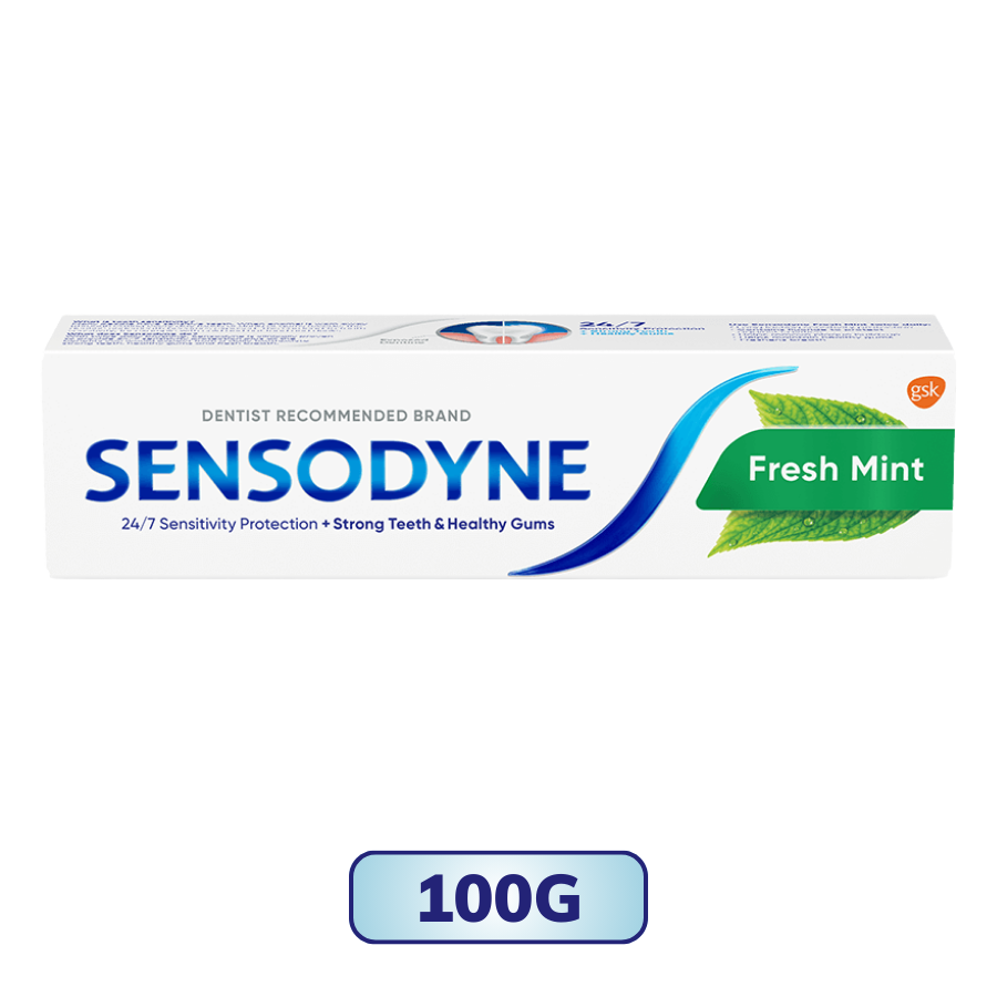Kem đánh răng Sensodyne Fresh Mint bạc hà the mát