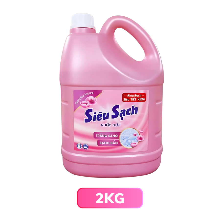 Nước giặt LIX siêu sạch hương hoa anh đào