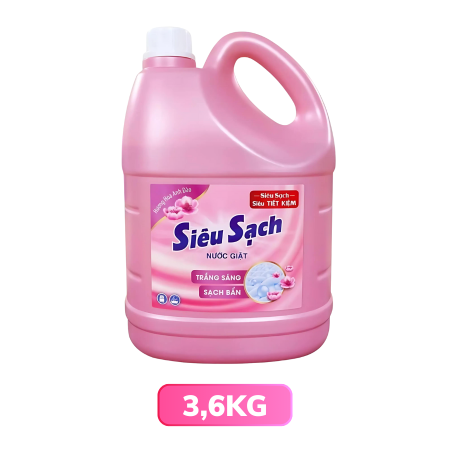 Nước giặt LIX siêu sạch hương hoa anh đào