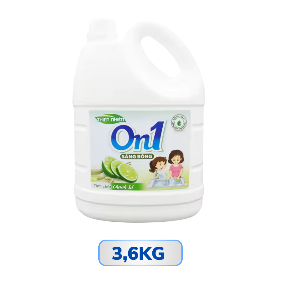Nước rửa chén On1 tinh chất chanh sả sạch bóng vết dầu mỡ
