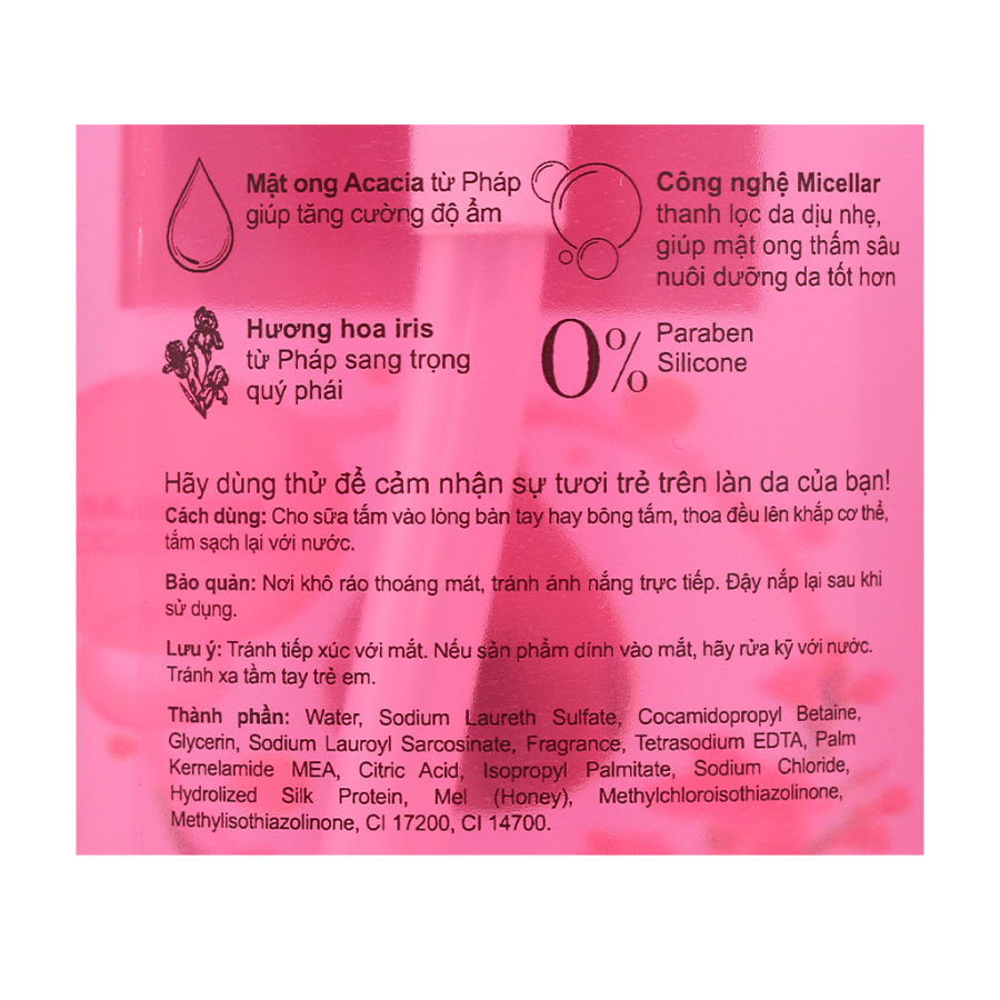 Sữa tắm thư giãn hương Iris