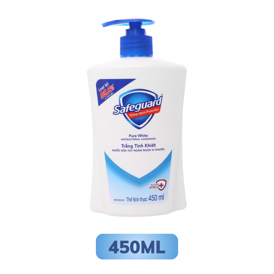 Nước rửa tay diệt khuẩn SafeGuard Trắng Tinh Khiết