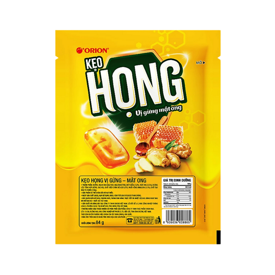 Kẹo ngậm Họng vị gừng mật ong