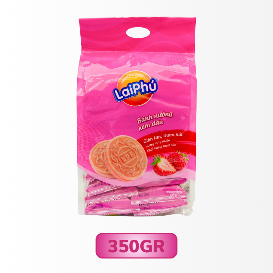 Bánh Cookies Lai Phú Kem Dâu