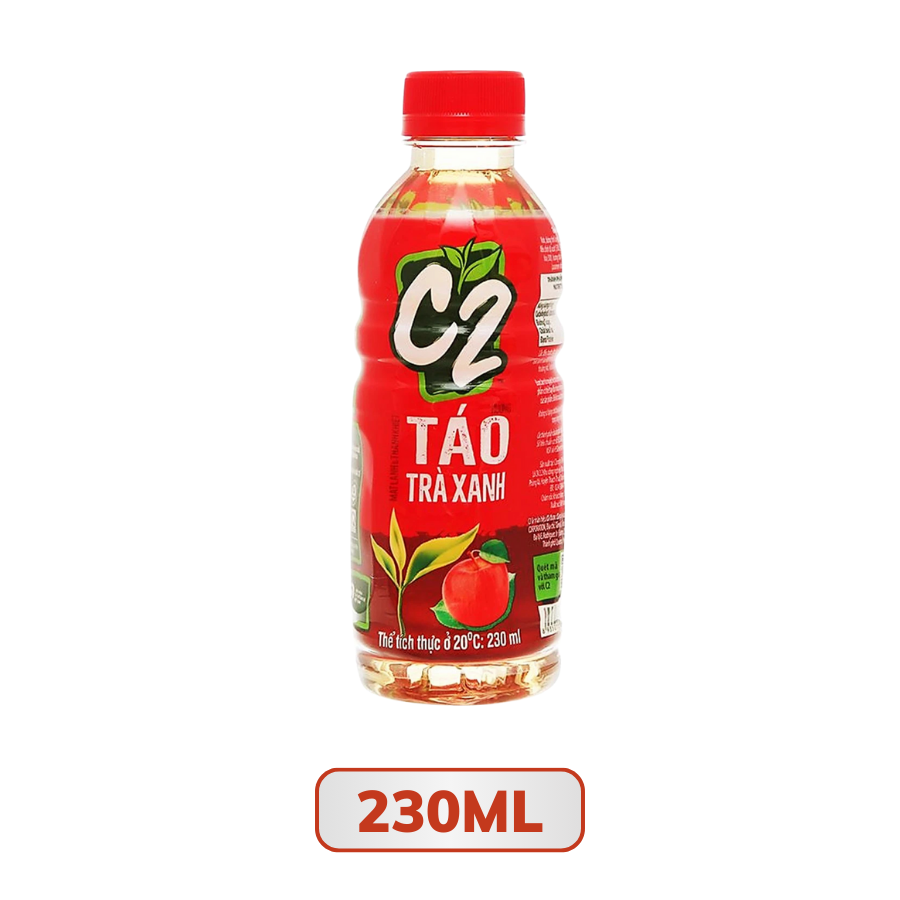 Trà xanh C2 hương táo 230ML/360ML