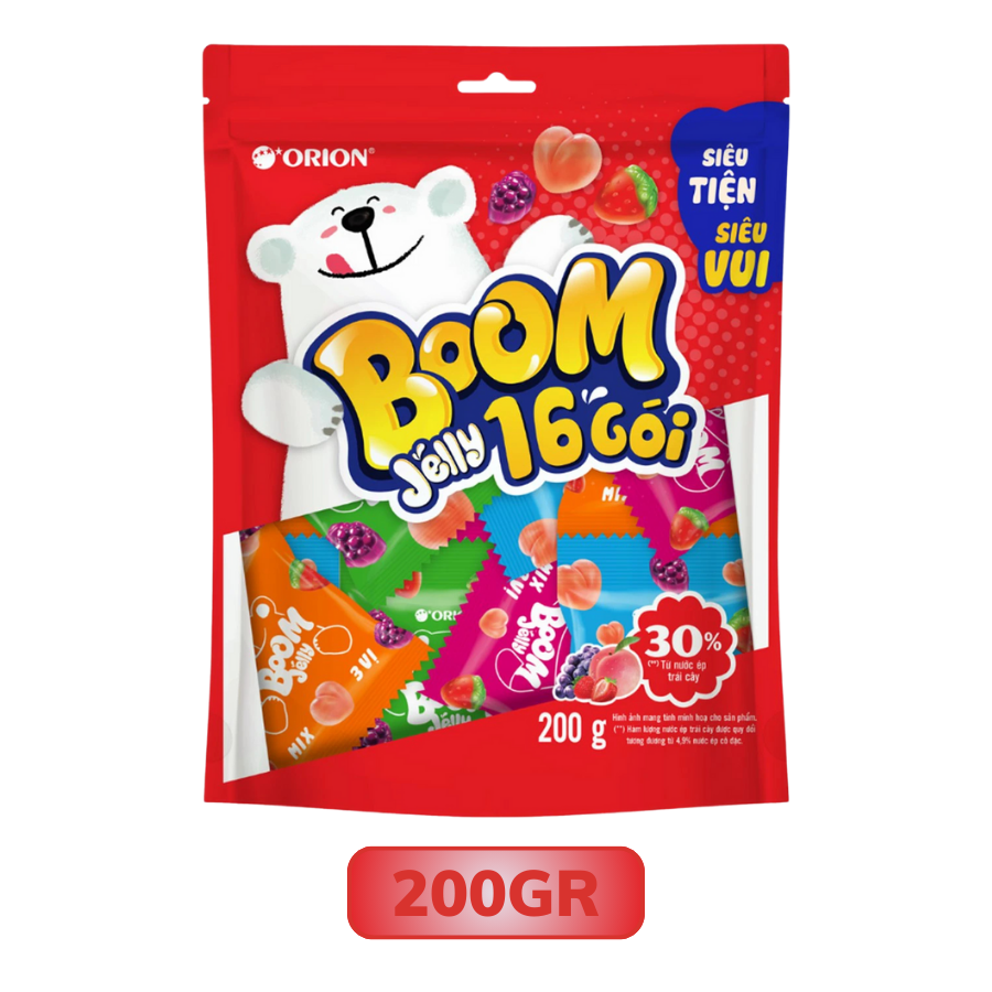 Kẹo dẻo boom Jelly mix vị hỗn hợp