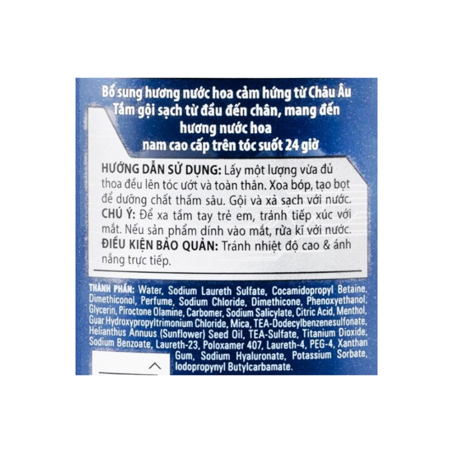 Dầu Tắm Gội CLEAR Men 3 Trong 1 Active Vibe Phong Độ 340G/ 650G
