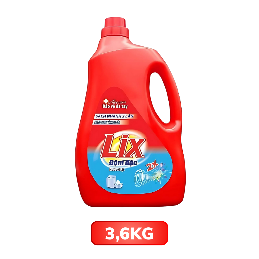 Nước giặt LIX đậm đặc hương hoa khử mùi ẩm mốc