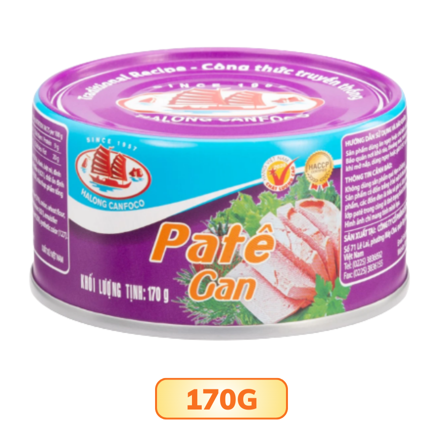 Pate gan heo Hạ Long 90G/150G/170G