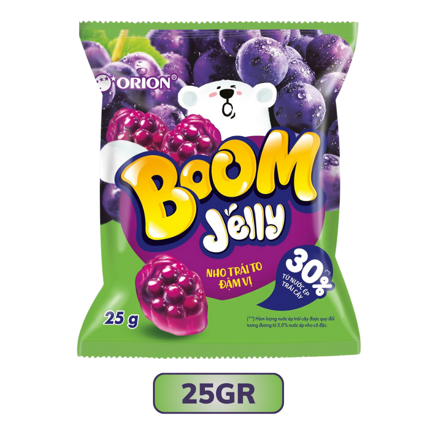 Kẹo dẻo BOOM hương Nho