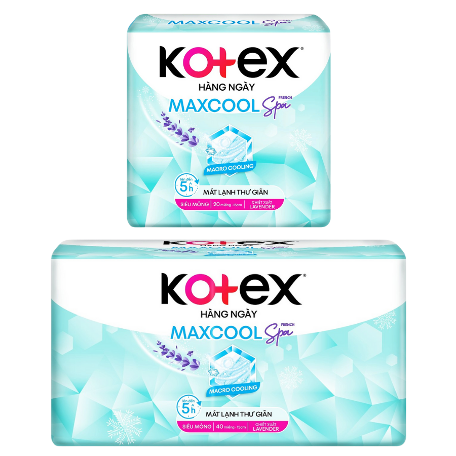 Băng Vệ Sinh Kotex Hằng ngày MaxCool French Spa