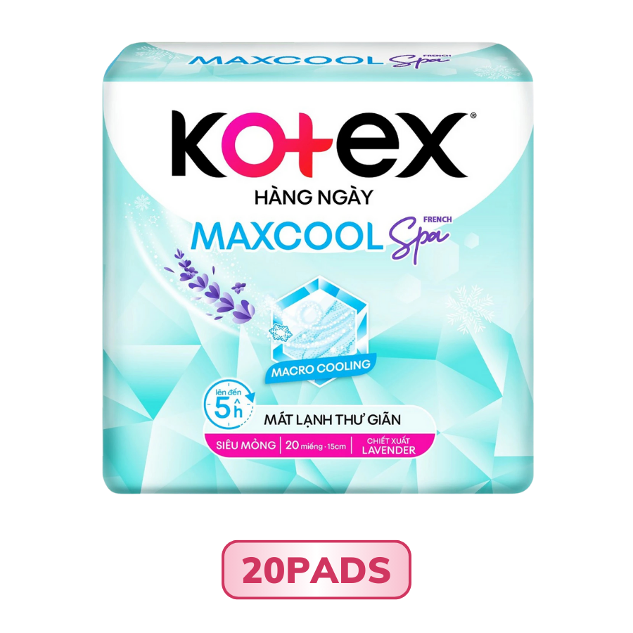 Băng Vệ Sinh Kotex Hằng ngày MaxCool French Spa