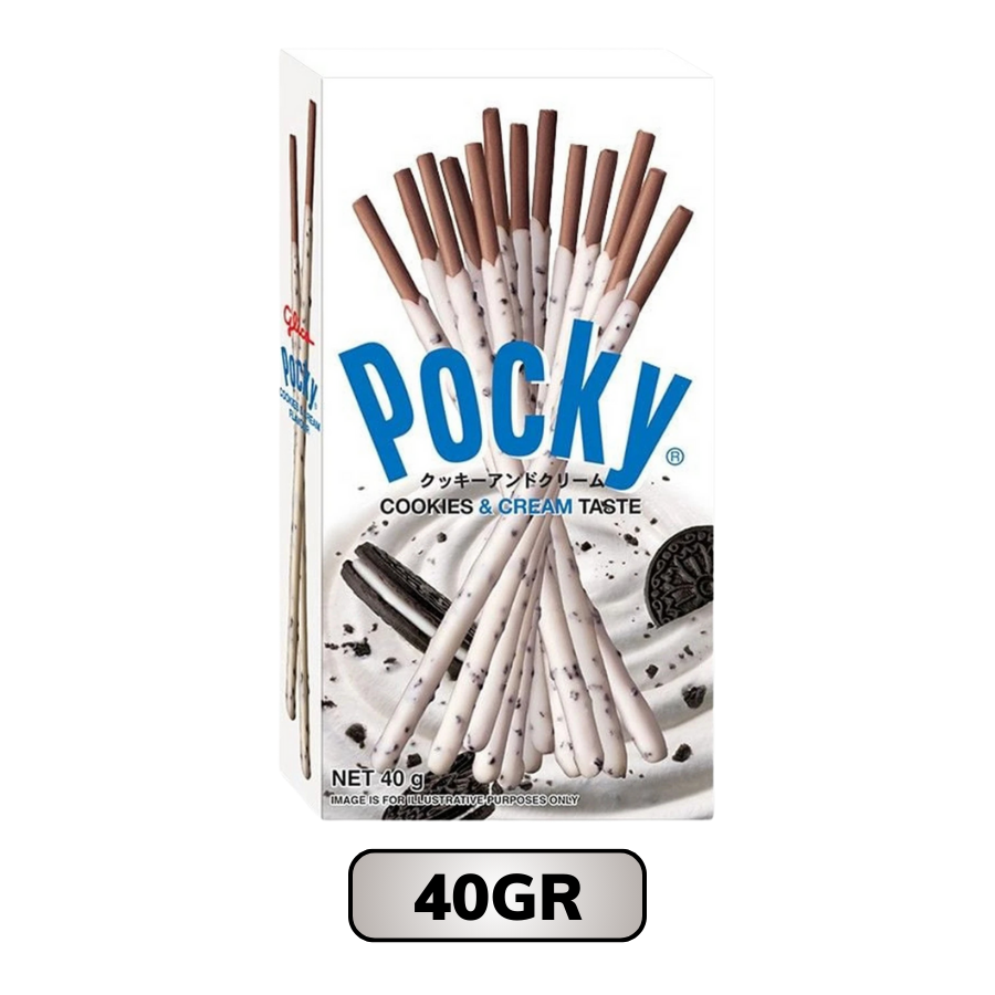 Bánh que Glico Pocky cookies & cream hộp 40g