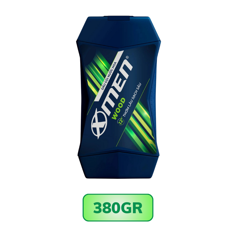 Dầu gội nước hoa X-Men Wood Sport 2x sạch sâu 380G/ 650G/ 900G