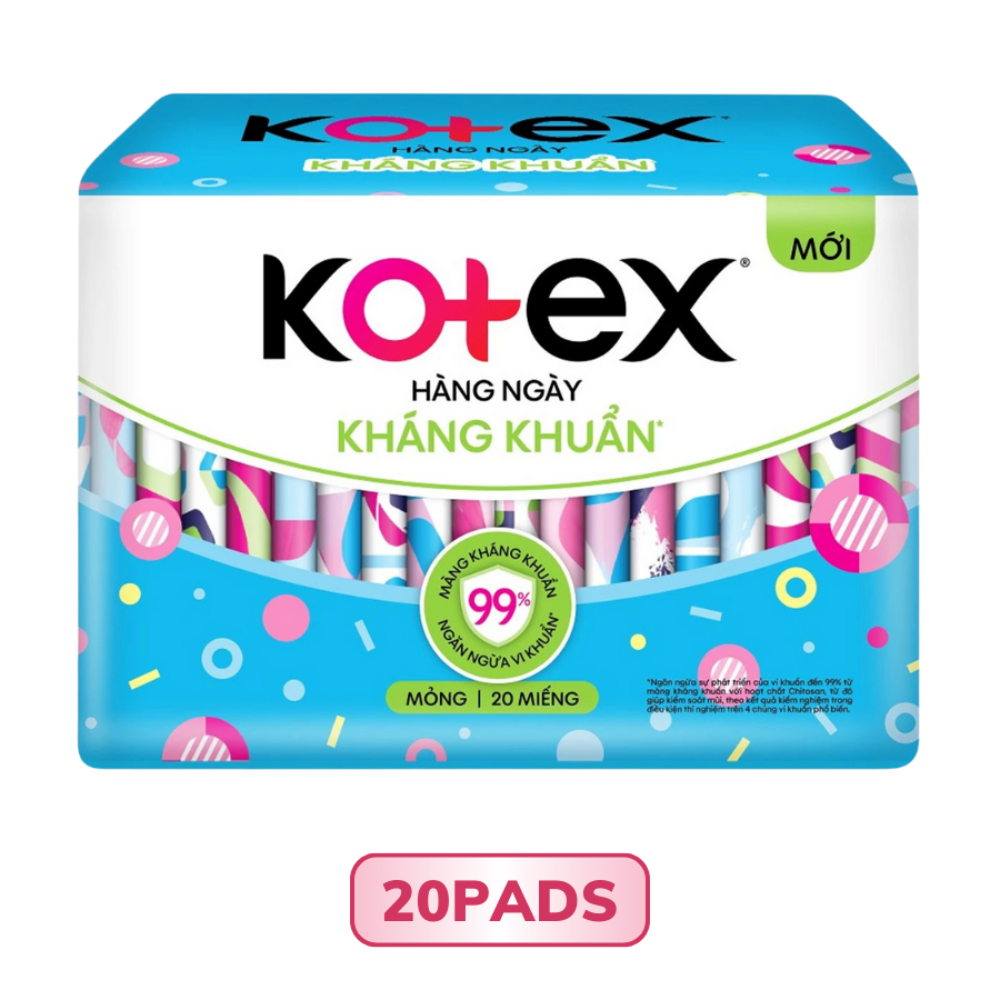 Băng vệ sinh Kotex hằng ngày kháng khuẩn