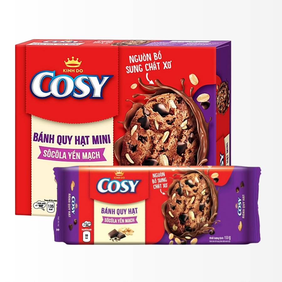 Bánh Quy Hạt Mini COSY Socola Yến Mạch