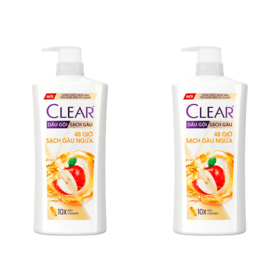 Dầu gội Clear 48 giờ sạch gàu ngứa 630G/ 880G