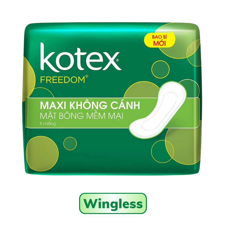 Băng Vệ Sinh Kotex Freedom Bông Mềm Mại - Maxi