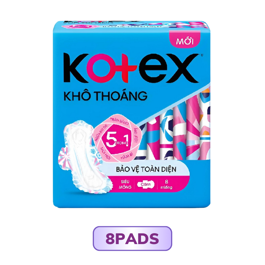 KOTEX Khô Thoáng Bảo Vệ Toàn Diện Dày Siêu Mỏng