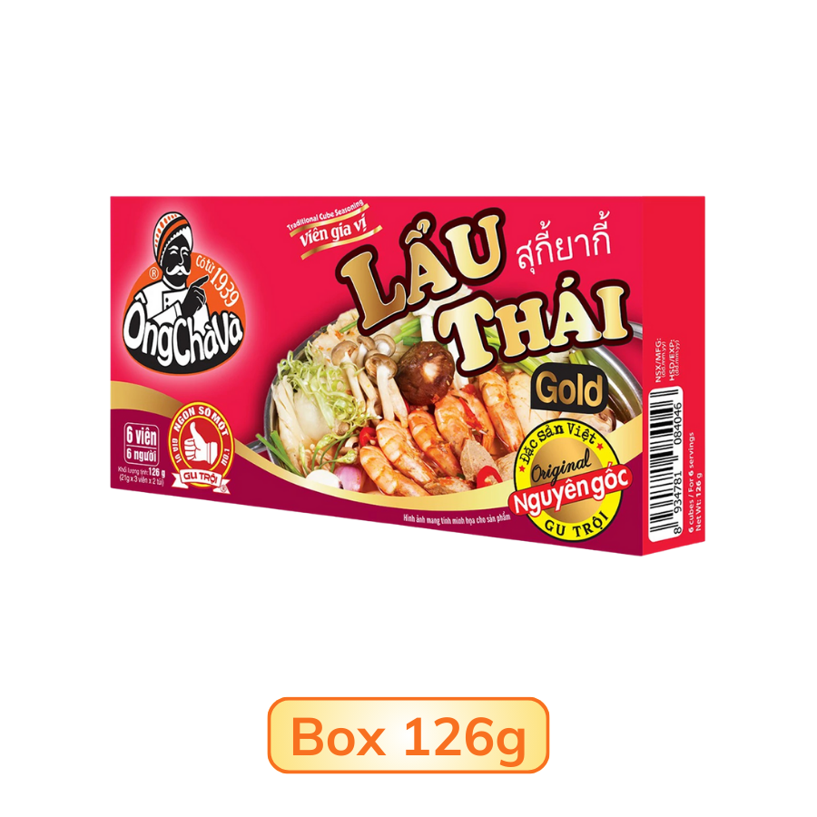 Viên Gia Vị Lẩu Thái Gold 126gr