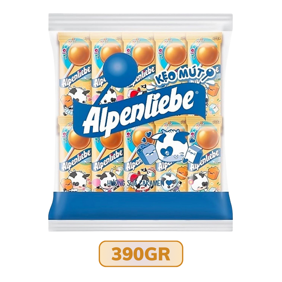 Kẹo mút Alpenliebe vị sữa Caramen