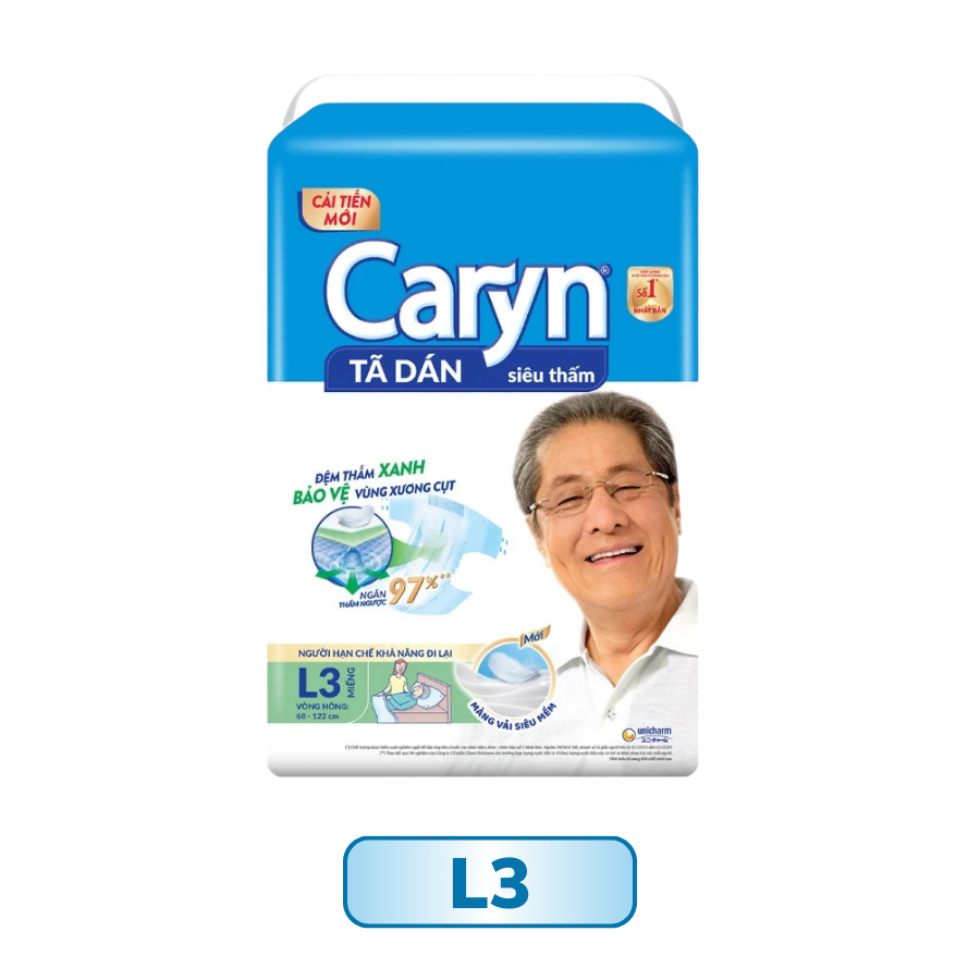 Tấm đệm lót người lớn siêu thấm Caryn Đệm xanh size L