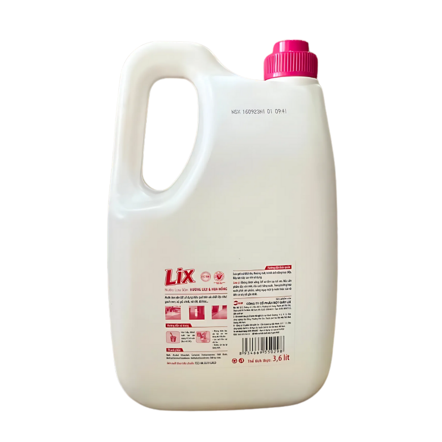 Nước lau sàn Lix hương Lily và hoa hồng