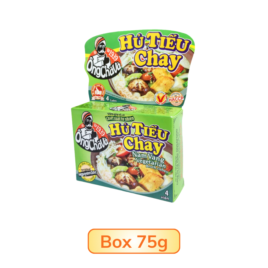 Viên gia vị hủ tiếu chay 126G/75G