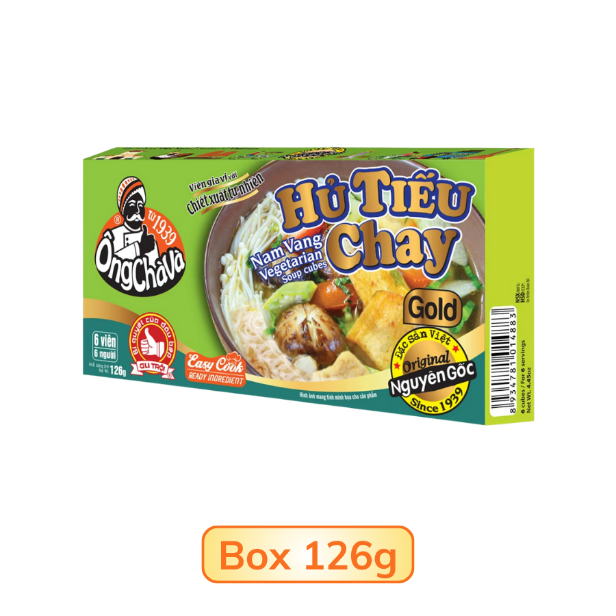 Viên gia vị hủ tiếu chay 126G/75G