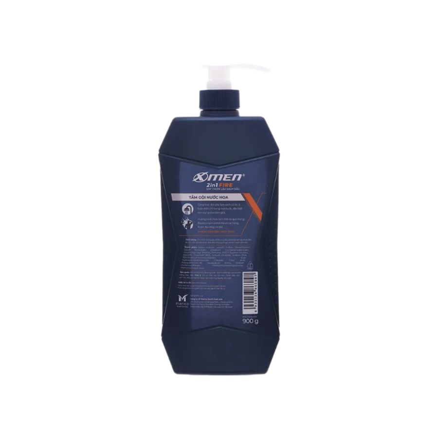 Dầu gội nước hoa X-Men Fire Active thơm mạnh mẽ 650G