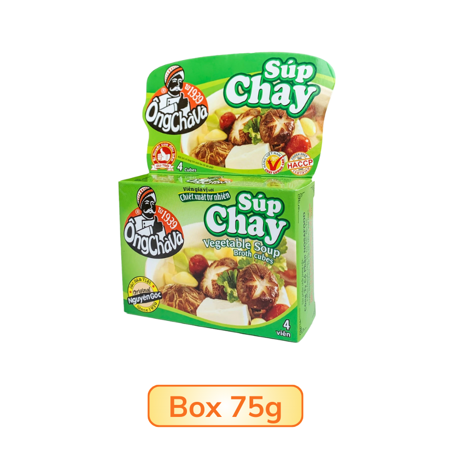 Viên gia vị xúp chay 126G/75G