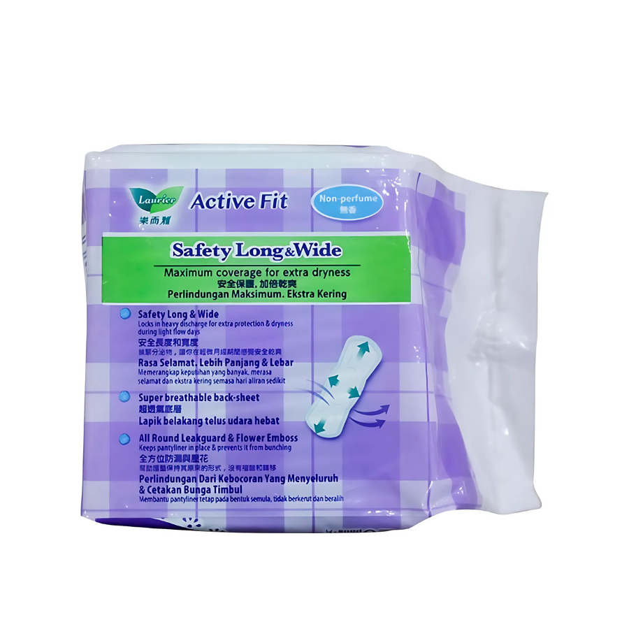 Băng vệ sinh hàng ngày Laurier Active Fit Siêu Thấm không hương