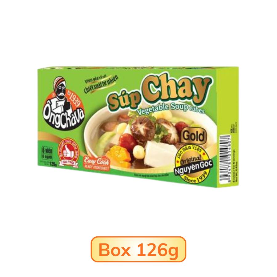 Viên gia vị xúp chay 126G/75G
