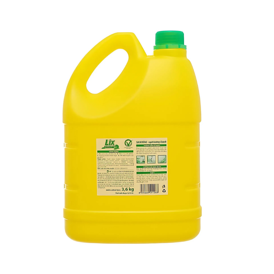 Nước rửa chén Lix siêu đậm đặc tinh chất chanh