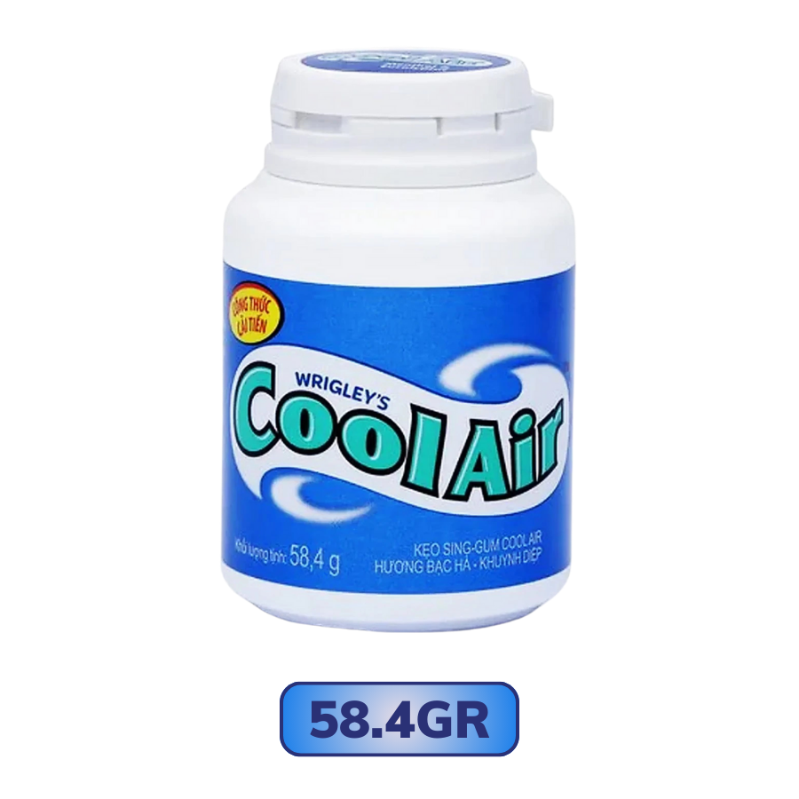 Kẹo cao su CoolAir hương bạc hà khuynh diệp