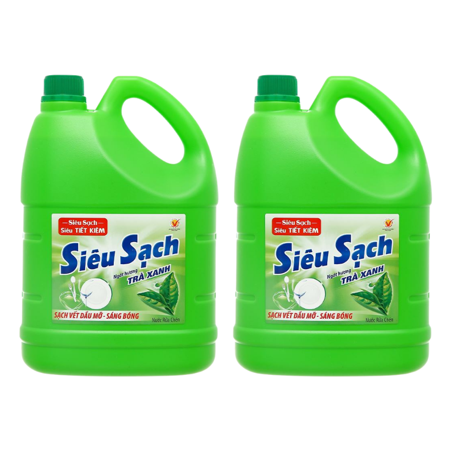 Nước rửa chén Lix siêu đậm đặc tinh chất trà xanh