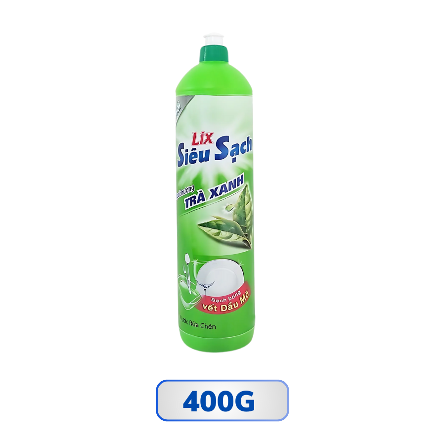 Nước rửa chén Lix siêu sạch tinh chất trà xanh