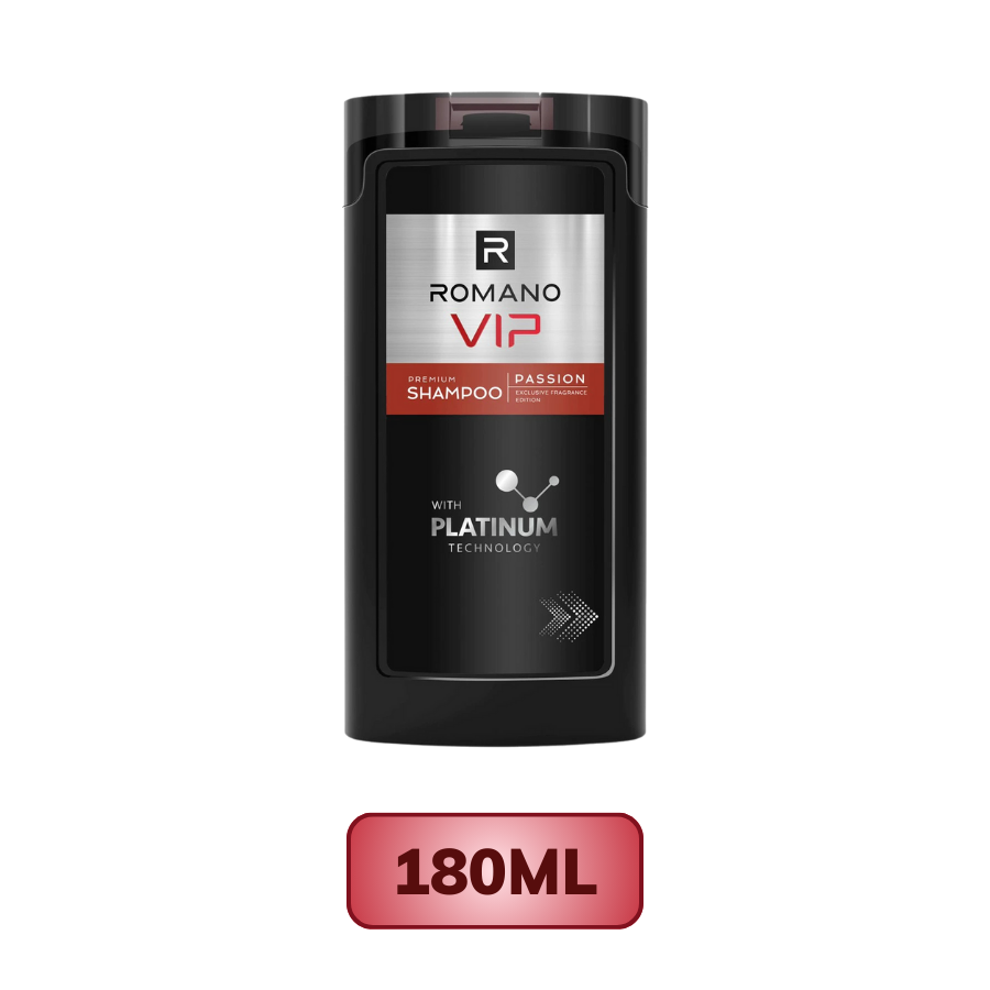 Dầu Gội Nước Hoa Cao Cấp Romano Vip 180G/ 650G