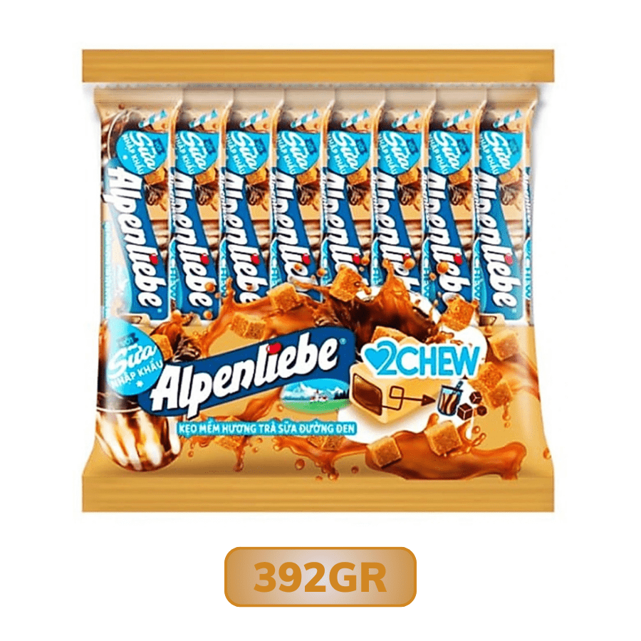 Kẹo mềm Alpenliebe hương trà sữa đường đen