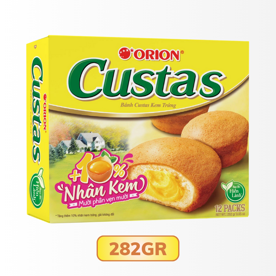 Bánh Custas Kem Trứng Hộp
