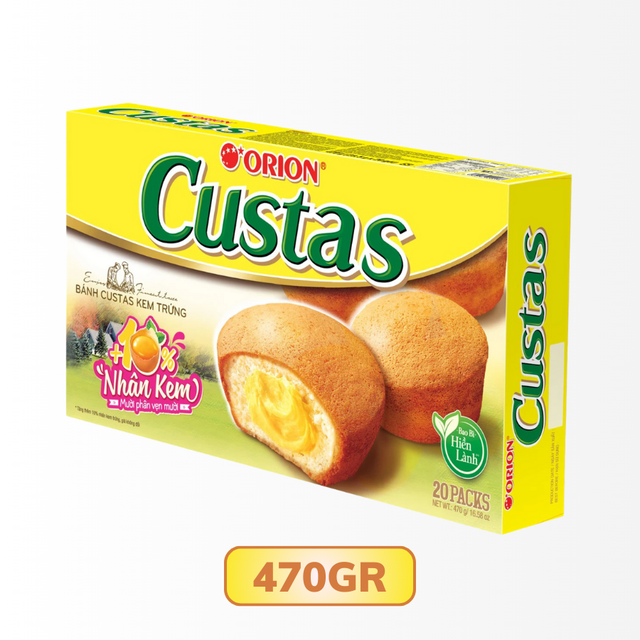 Bánh Custas Kem Trứng Hộp