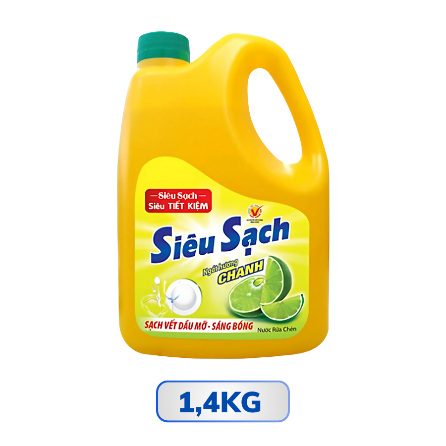 Nước rửa chén Lix siêu sạch ngát hương chanh