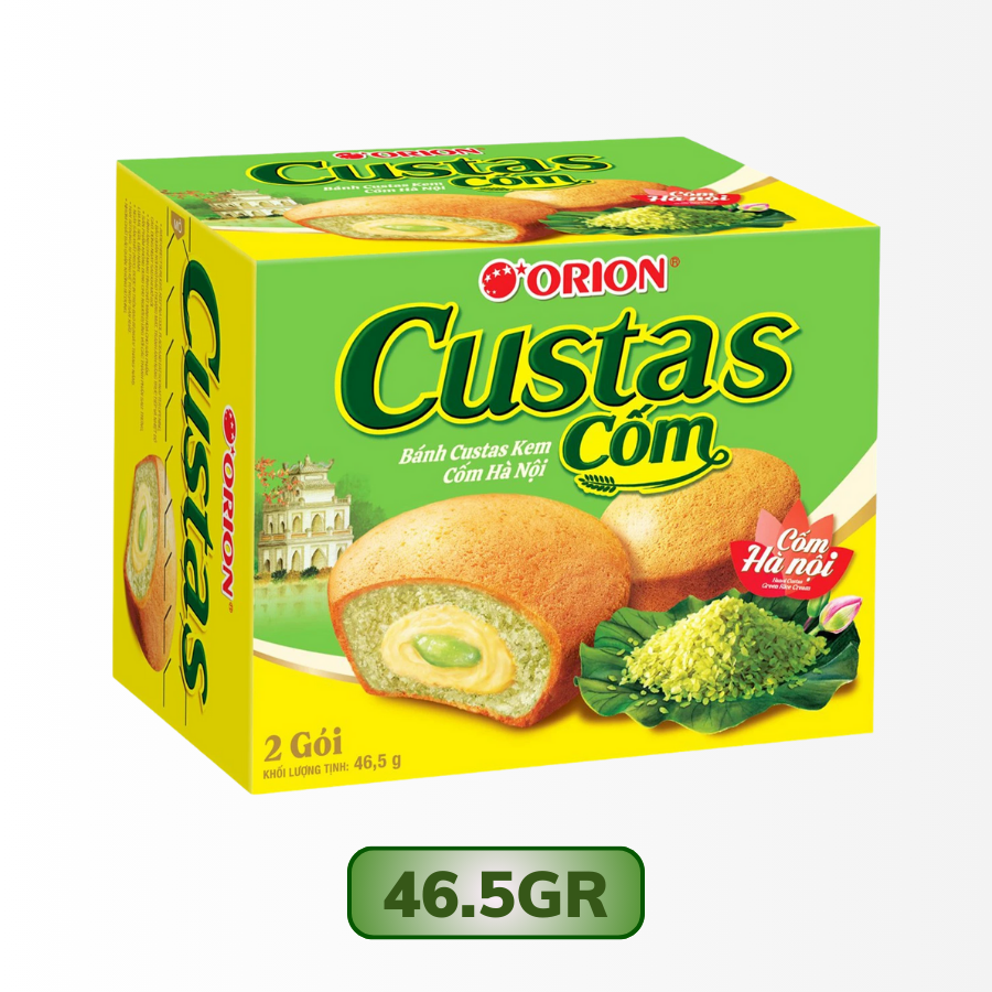 Bánh Custas Kem Cốm Hà Nội Hộp